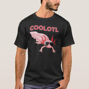 Coolotl Cool Axolotl Pink Salamander Kinder Mama V T-Shirt