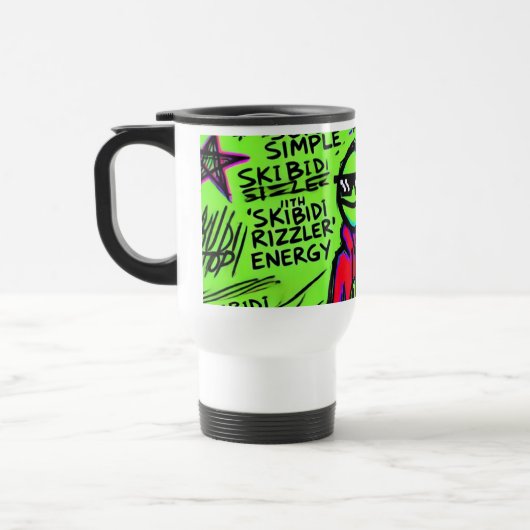 Cools Skibidi-Tasse Reisebecher (Links)
