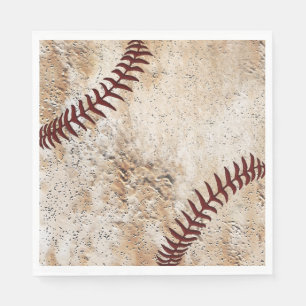 Coolste alte Vintage-Baseball-Servietten Serviette