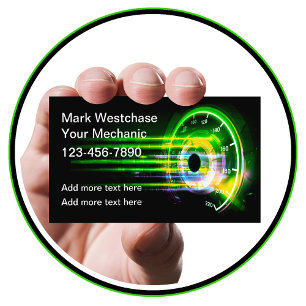 Coolste Automobil-Visitenkarten Visitenkarte