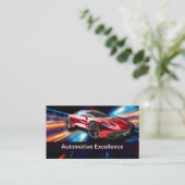 Coolste Automobil-Visitenkarten Visitenkarte (Stehend Vorderseite)
