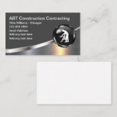 Coolste Bauauftragnehmerkarten Visitenkarte (Vorne/Hinten)