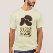 Coolste Bohnen Funny Frozen Cooler Bean Cartoon T-Shirt (Vorderseite)