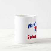 Coolste der Serbian-Großmutter der Welt Kaffeetasse (Mittel)