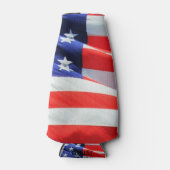 Coolste Flasche Cooler, amerikanische Flagge, USA Flaschenkühler (Vorderseite)