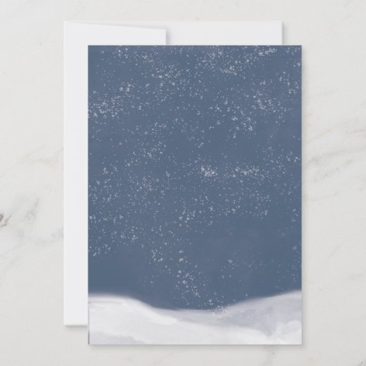 Coolste Geburtstagsschneeflocke WinterGeburtstagsp Einladung (Rückseite)