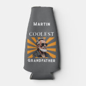 Coolste Großvater Funny Retro Coole Sonnenbrille Flaschenkühler (Vorderseite)