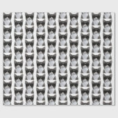 Coolste Katze der Stadt Geschenkpapier (Flach)