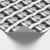 Coolste Katze der Stadt Geschenkpapier (Ecke)