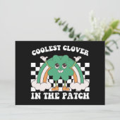 Coolste Klee am Pflaster St Patrick's Day Einladung (Stehend Vorderseite)