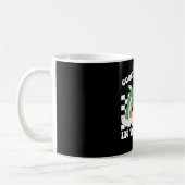 Coolste Klee am Pflaster St Patrick's Day Kaffeetasse (Links)