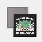 Coolste Klee am Pflaster St Patrick's Day Magnet (Vorderseite/Rückseite)