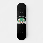 Coolste Klee am Pflaster St Patrick's Day Skateboard (Vorne)