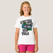 Coolste Leute spielen Viola T-Shirt (Vorne ganz)