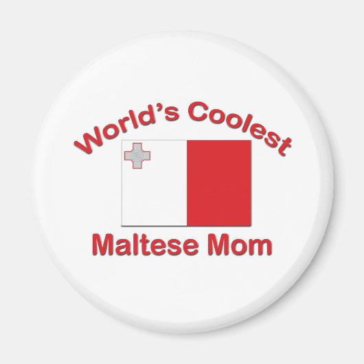 Coolste maltesische Mama Magnet (Vorne)