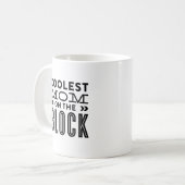 Coolste Mama auf Block | Mug Kaffeetasse (Vorderseite Links)