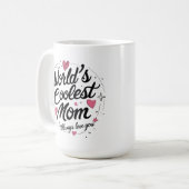 Coolste Mama der Welt - Whimsical 15oz Classic Cof Kaffeetasse (Vorderseite Links)