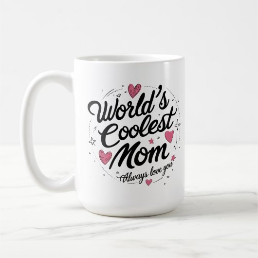 Coolste Mama der Welt - Whimsical 15oz Classic Cof Kaffeetasse (Links)
