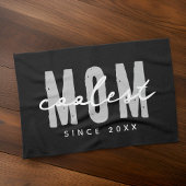 Coolste Mama seit 20XX Moderne, einfache Preppy Geschirrtuch