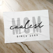 Coolste Mama seit 20XX Moderne, einfache Preppy Geschirrtuch