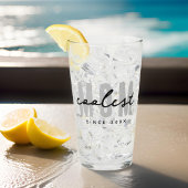 Coolste Mama seit 20XX Moderne, einfache Preppy Glas