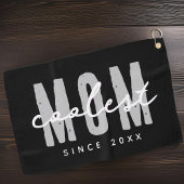 Coolste Mama seit 20XX Moderne, einfache Preppy Golfhandtuch