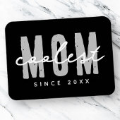 Coolste Mama seit 20XX Moderne, einfache Preppy Magnet