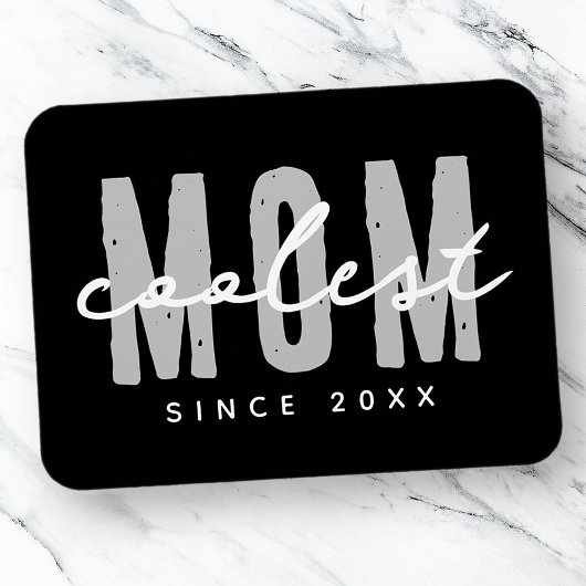 Coolste Mama seit 20XX Moderne, einfache Preppy Magnet