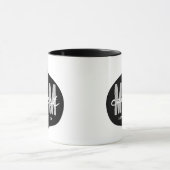 Coolste Mama seit 20XX Moderne, einfache Preppy Tasse (Zentrum)