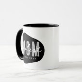 Coolste Mama seit 20XX Moderne, einfache Preppy Tasse (Vorderseite Links)