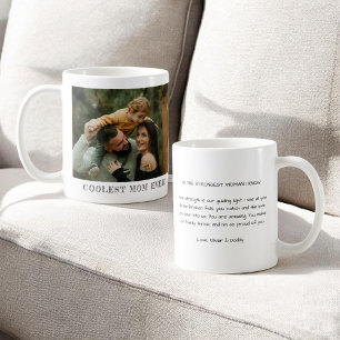 Coolste Mama überhaupt Foto Süße Nachricht Muttert Kaffeetasse