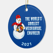 Coolste Mechanische Keramik Ornament (Links)