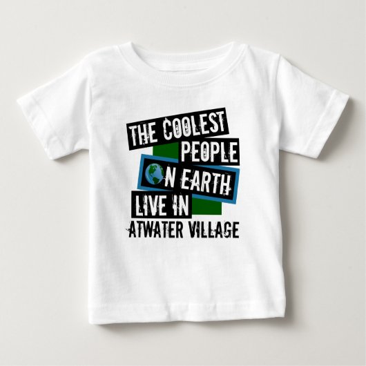 Coolste Menschen leben in Atwater Village Baby T-shirt (Vorderseite)