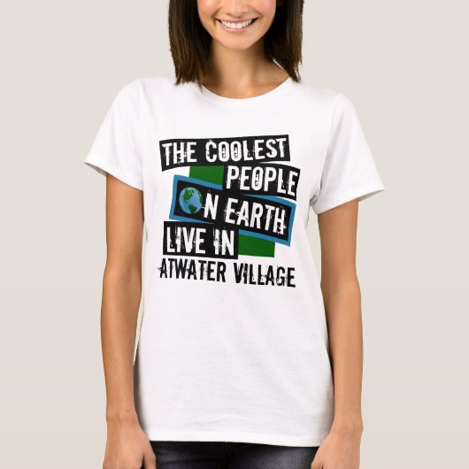 Coolste Menschen leben in Atwater Village T-Shirt (Vorderseite)