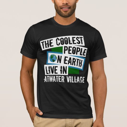 Coolste Menschen leben in Atwater Village T-Shirt (Vorderseite)