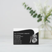 Coolste moderne Schlosshopkarten Visitenkarte (Stehend Vorderseite)