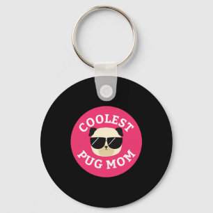 Coolste Mops-Mama Schlüsselanhänger