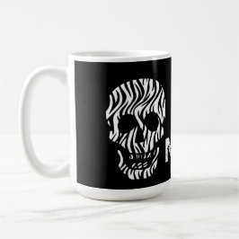 Coolste Nachbarschwarzweiss-Schädel-Geschenk-Idee Kaffeetasse
