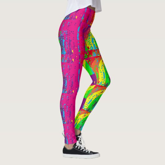 Coolste Neonfarben Leggings (Rechts)