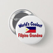 Coolste philippinische Großmutter Button (Vorne & Hinten)