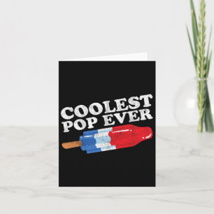 Coolste Pop Ever Popsicle Lustiger Retro-Bomb Vate Karte