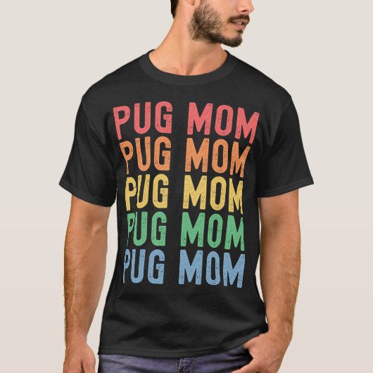Coolste Pug-Mutter Klassiker T-Shirt (Vorderseite)