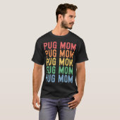 Coolste Pug-Mutter Klassiker T-Shirt (Vorne ganz)