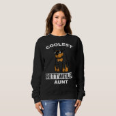 Coolste Rottweiler-Tante Sweatshirt (Vorne ganz)