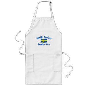 Coolste schwedische Mama Lange Schürze