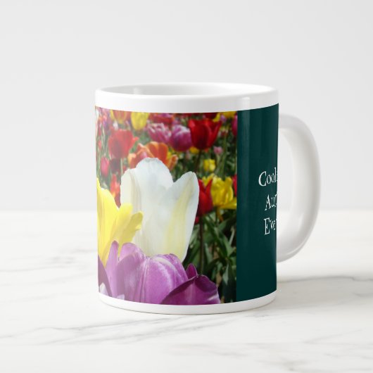 Coolste Tante je! Big Tasse Geschenke Tulip Blume (Vorderseite Rechts)
