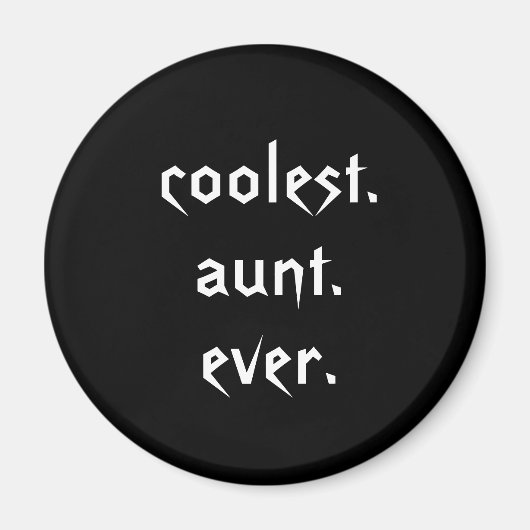 Coolste Tante je Magnet (Vorne)