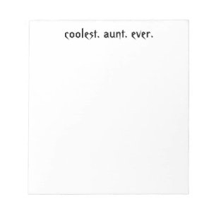 Coolste Tante je Notepad Notizblock