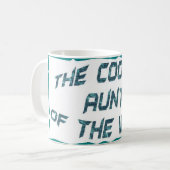 Coolste Tante Kaffeetasse (Vorderseite Links)