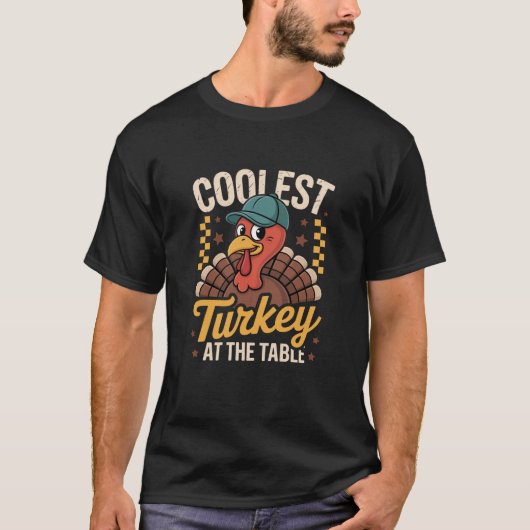 Coolste Türkei am Tisch Erntedank Swea T-Shirt (Vorderseite)